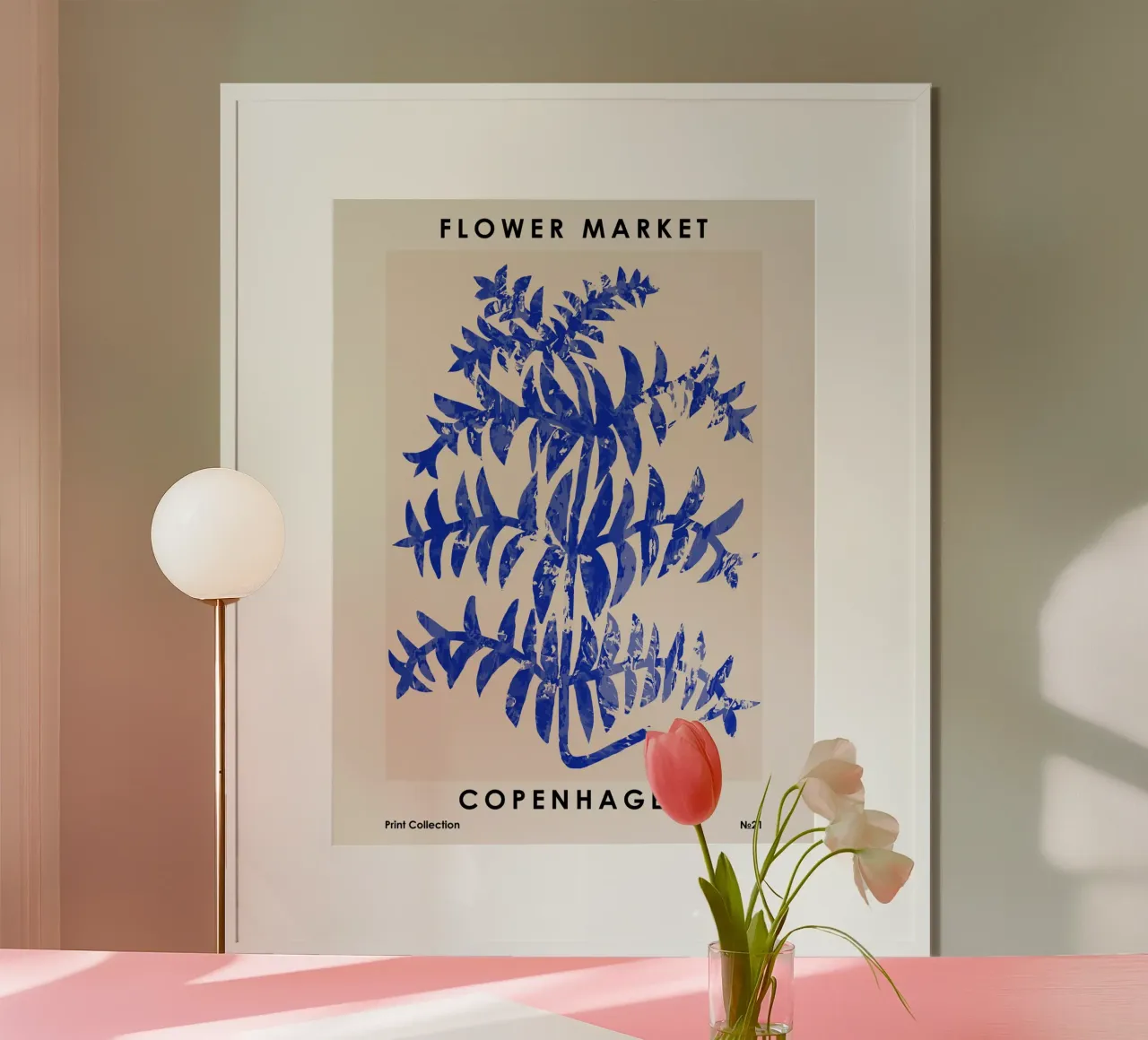 Mercato dei fiori. Copenaghen carta hahnemühle da NKTN Design