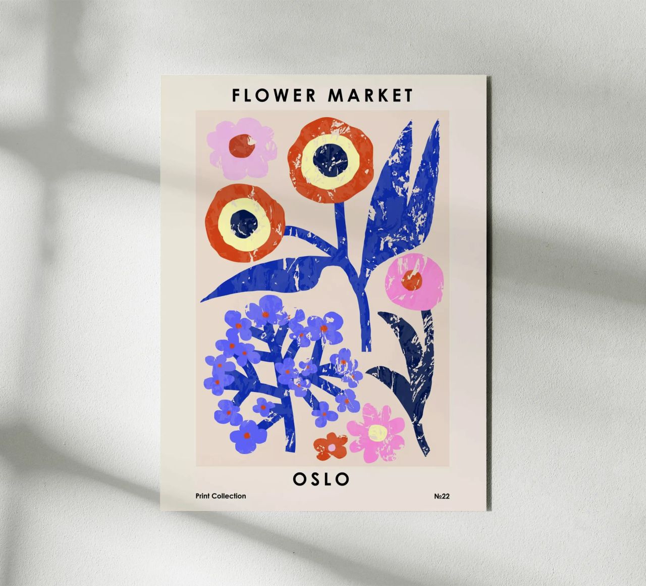 Flower Market. Oslo forex plate by NKTN Design