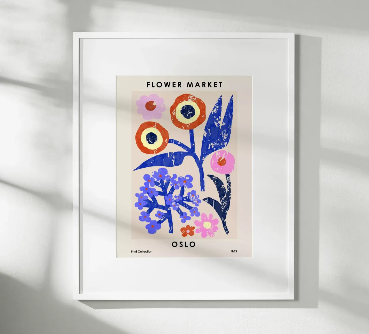 Mercato dei fiori. Oslo carta hahnemühle da NKTN Design