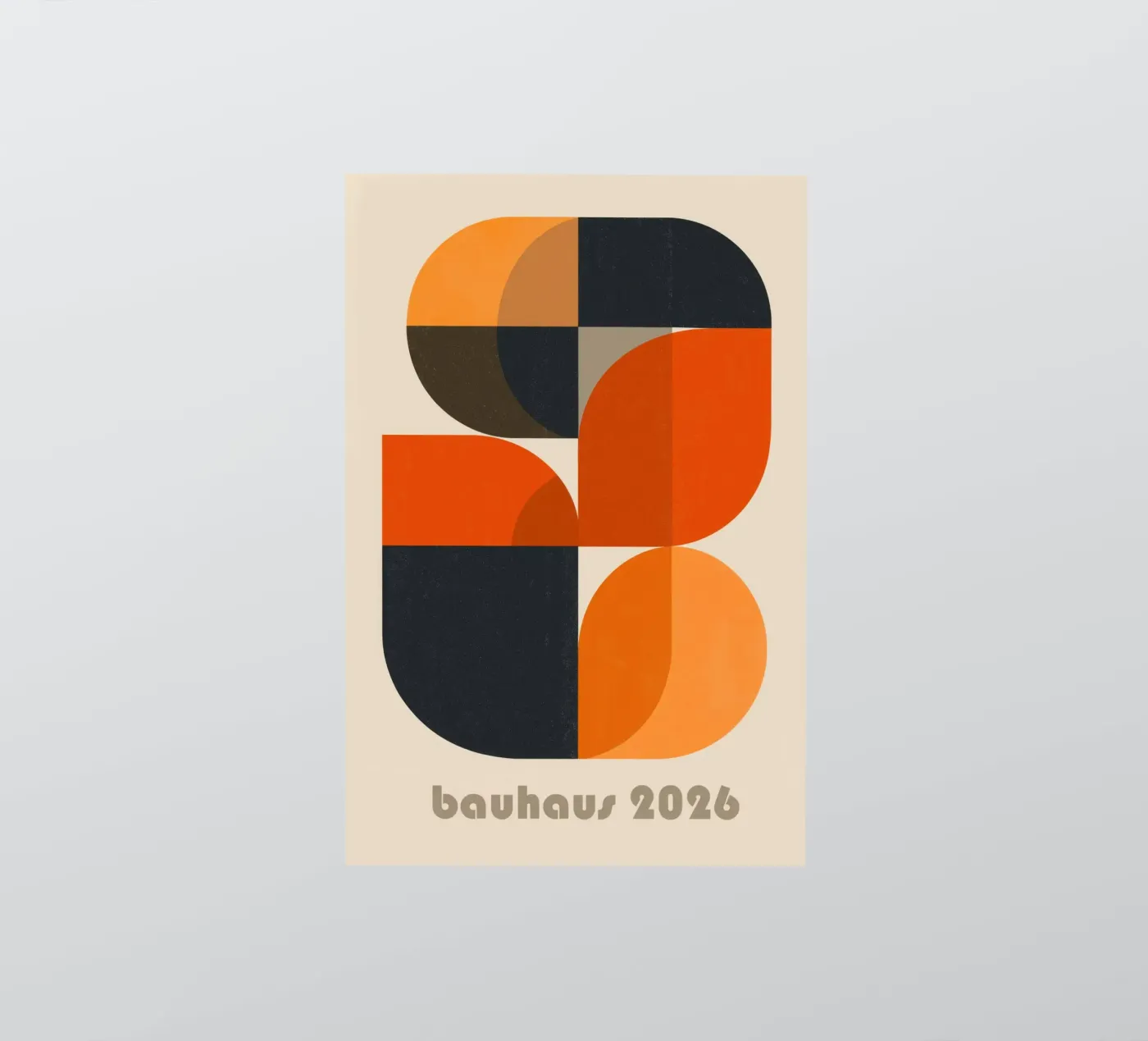 Bauhaus Anniversary 2026 | Abstract Mid-Century Modern sticker by Autofocus
