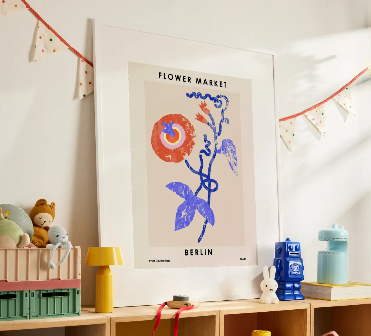 Mercato dei fiori. Berlino poster da NKTN Design