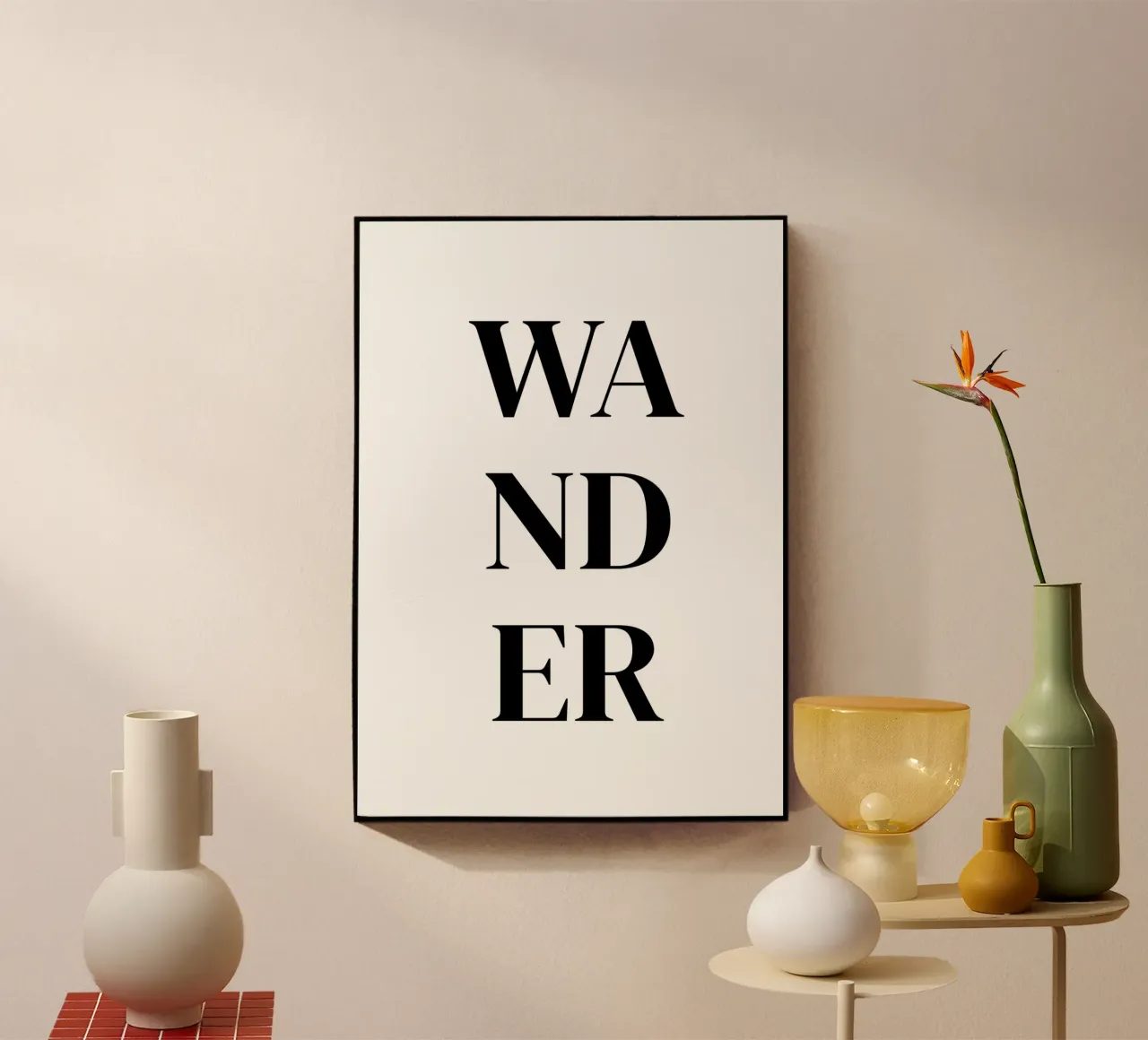 Wander plexiglas de Quotes on walls