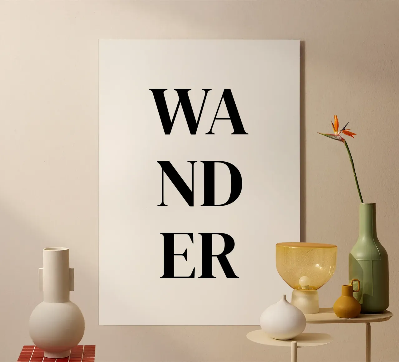Wander plexiglas de Quotes on walls