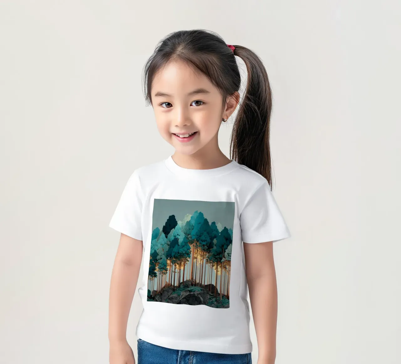 Trees t-shirt bambini da Art Unleashed