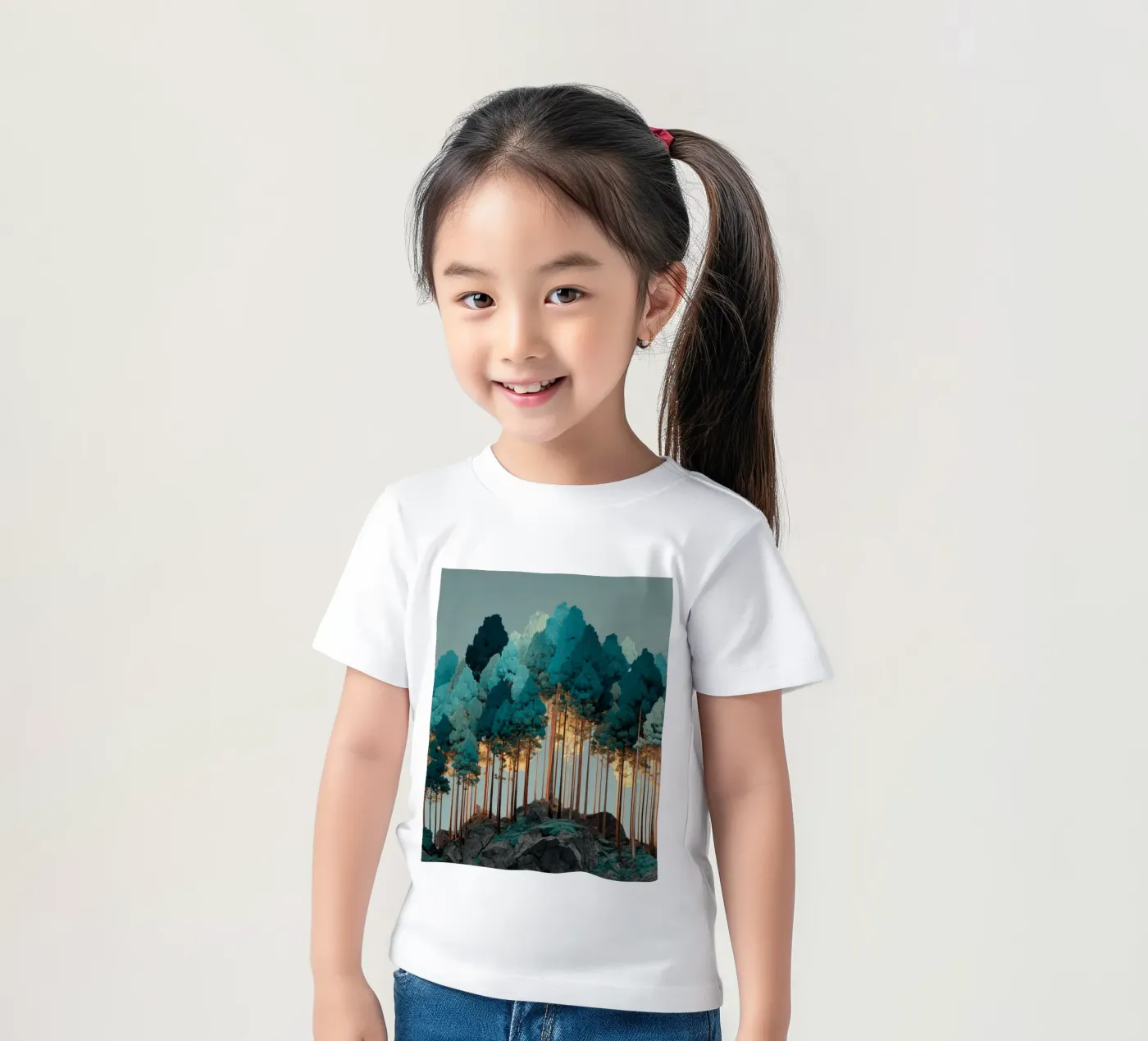 Trees Kinder T-Shirt von Art Unleashed