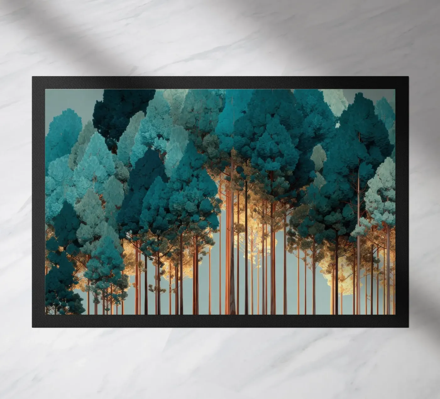 Trees Fußmatte von Art Unleashed
