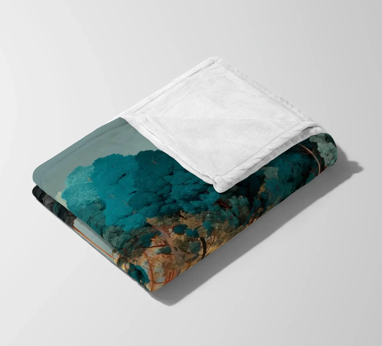 Trees Fleecedecke von Art Unleashed