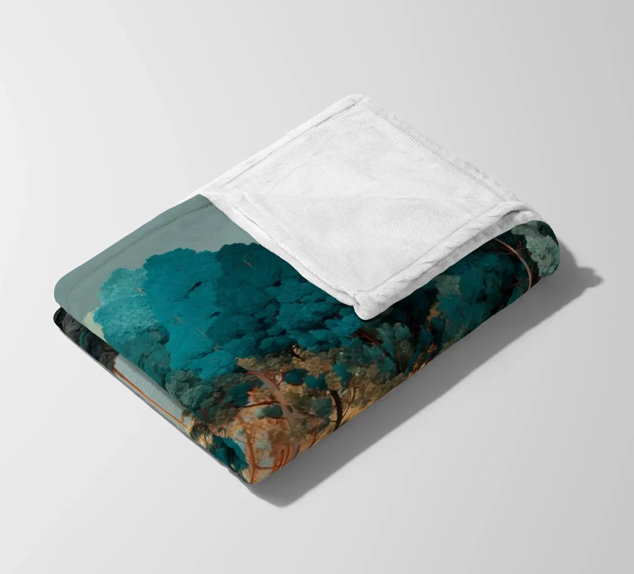 Trees Fleecedecke von Art Unleashed