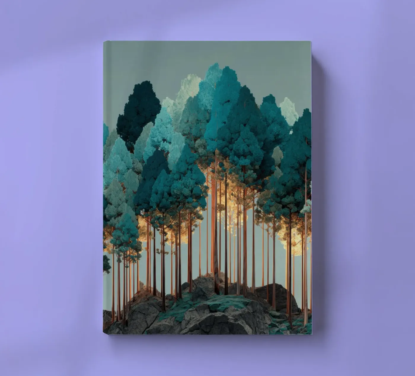 Trees notebook by Art Unleashed