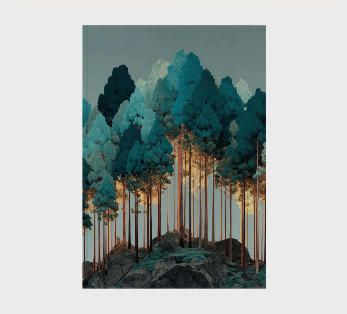 Trees notebook by Art Unleashed