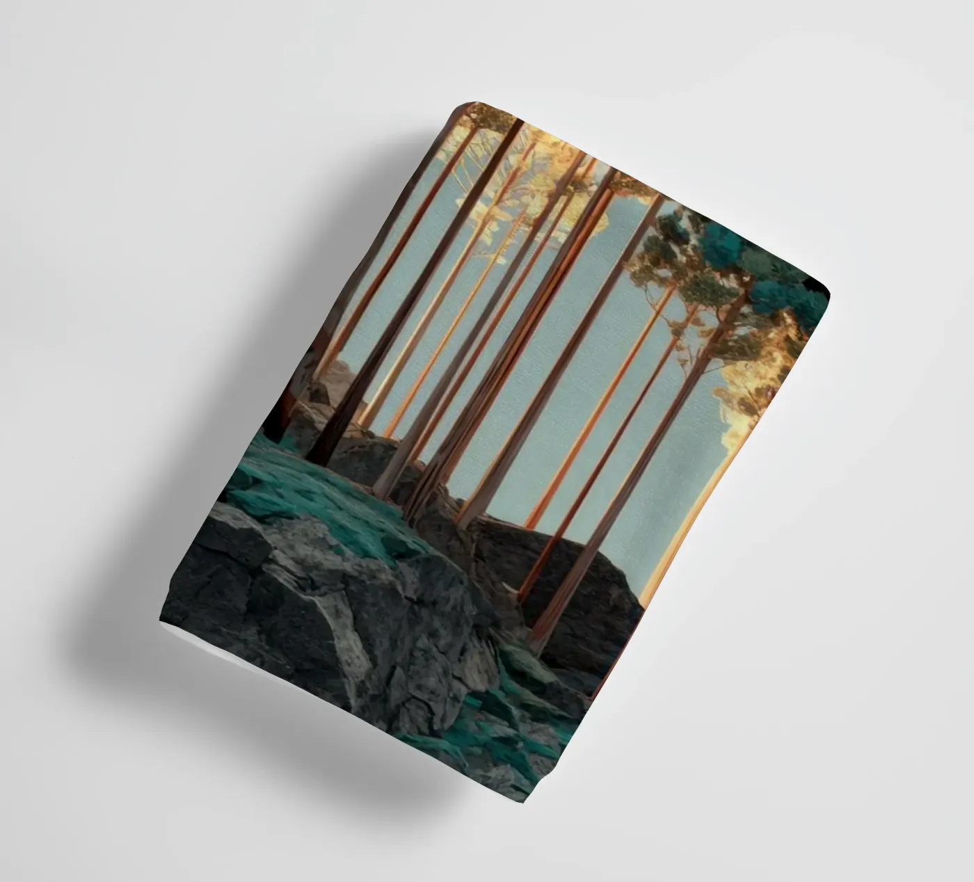 Trees badhanddoek van Art Unleashed