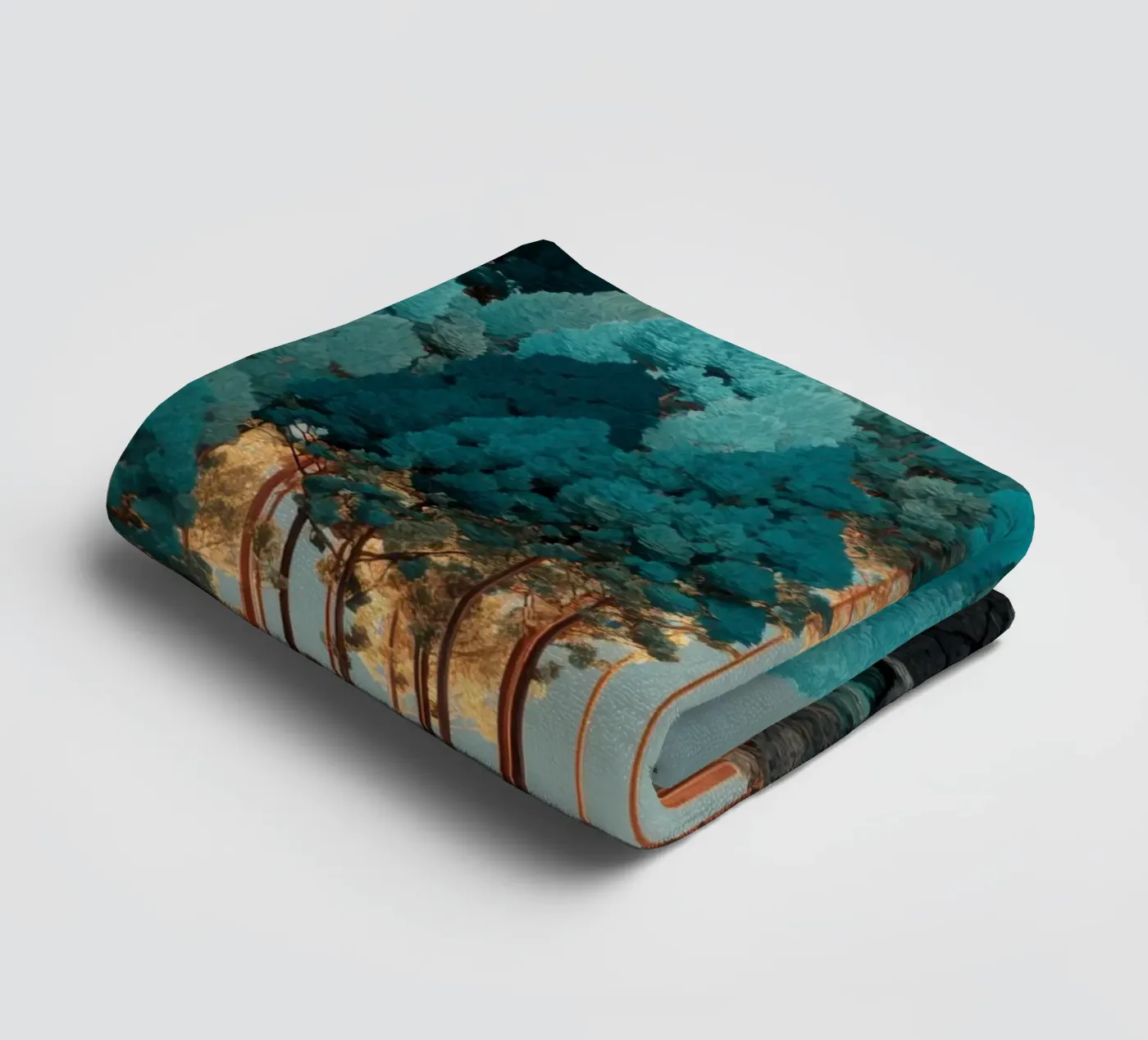 Trees badhanddoek van Art Unleashed