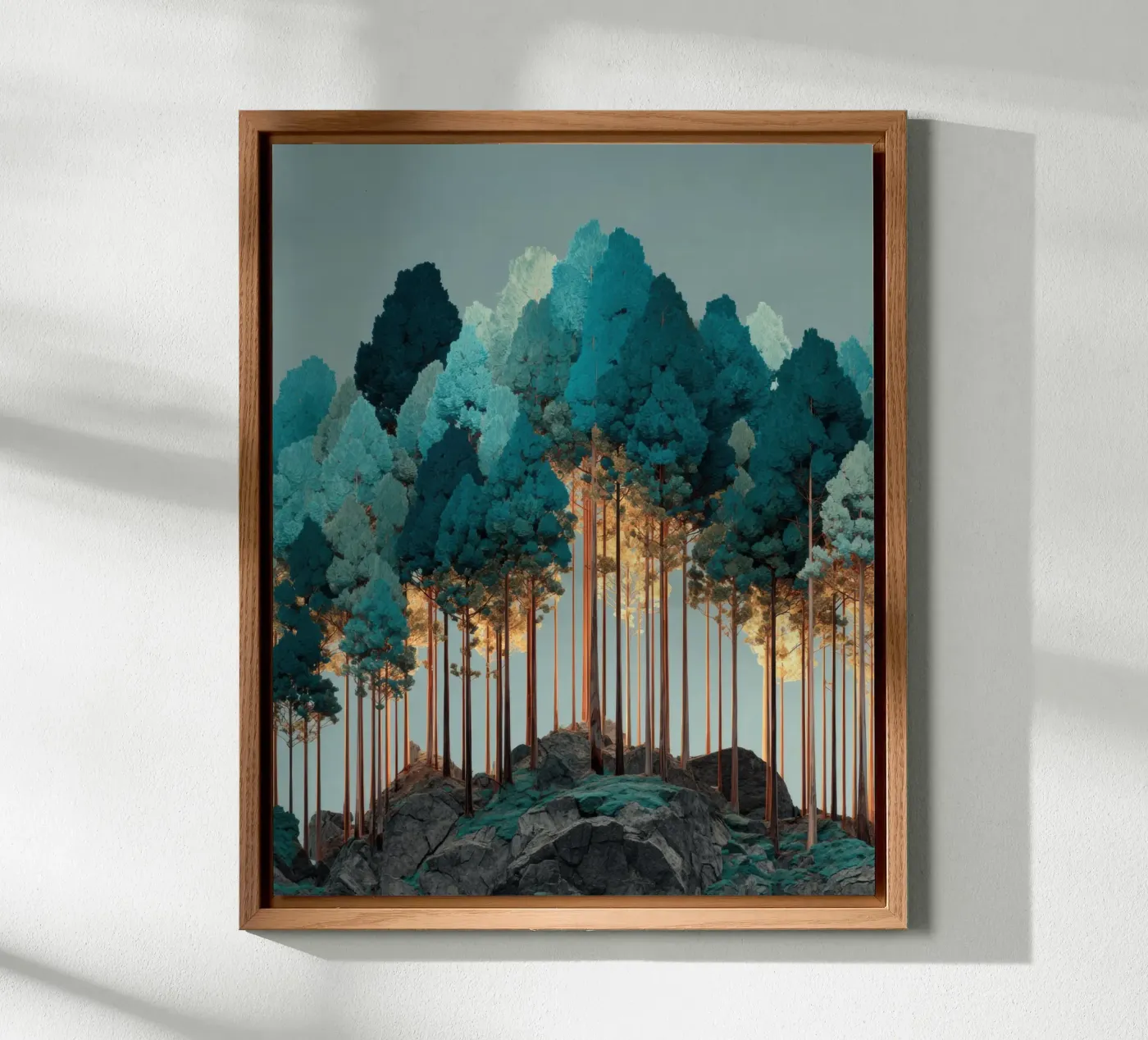 Trees forex plate by Art Unleashed