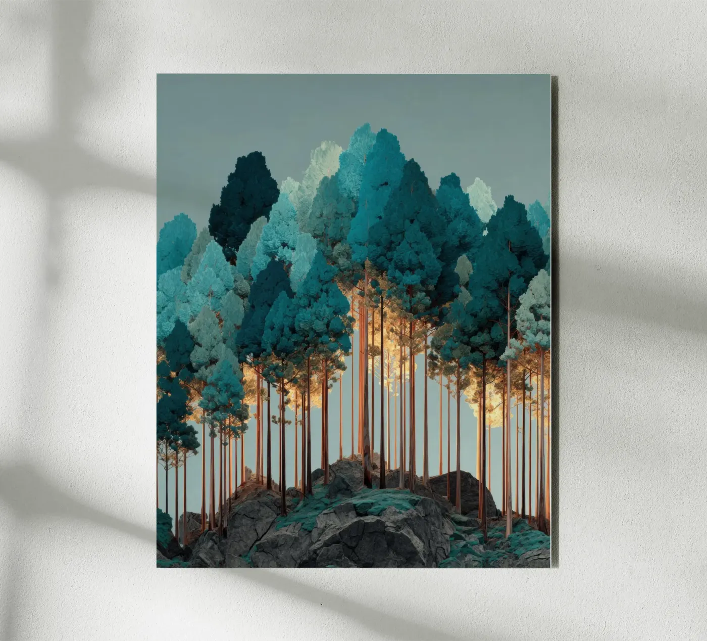 Trees forex plate by Art Unleashed