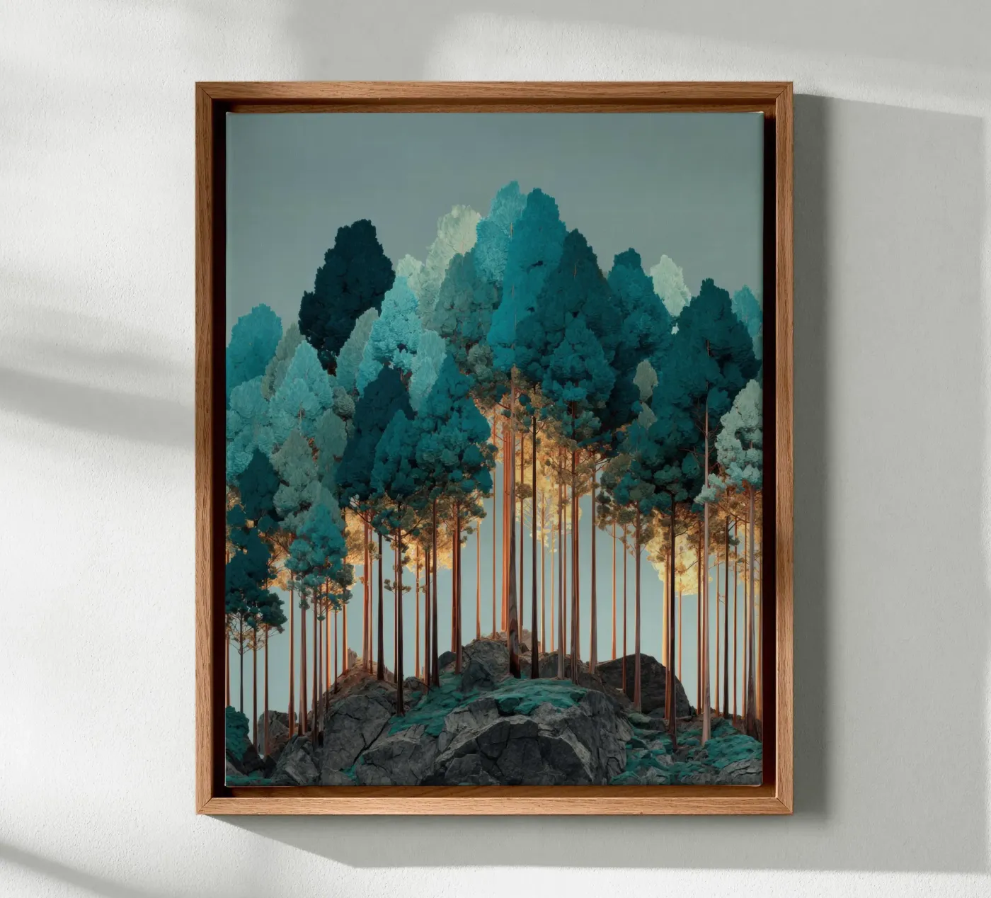 Trees canvas van Art Unleashed