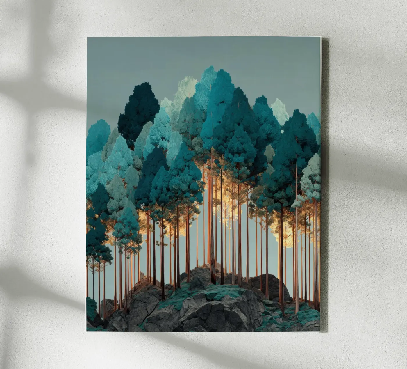 Trees canvas van Art Unleashed