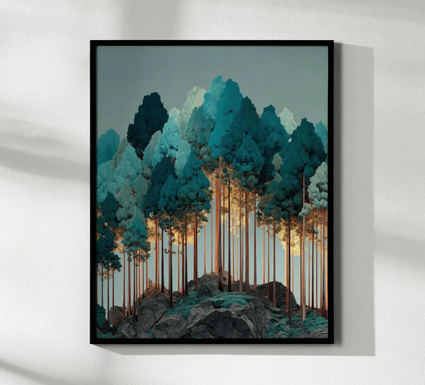 Trees Poster von Art Unleashed