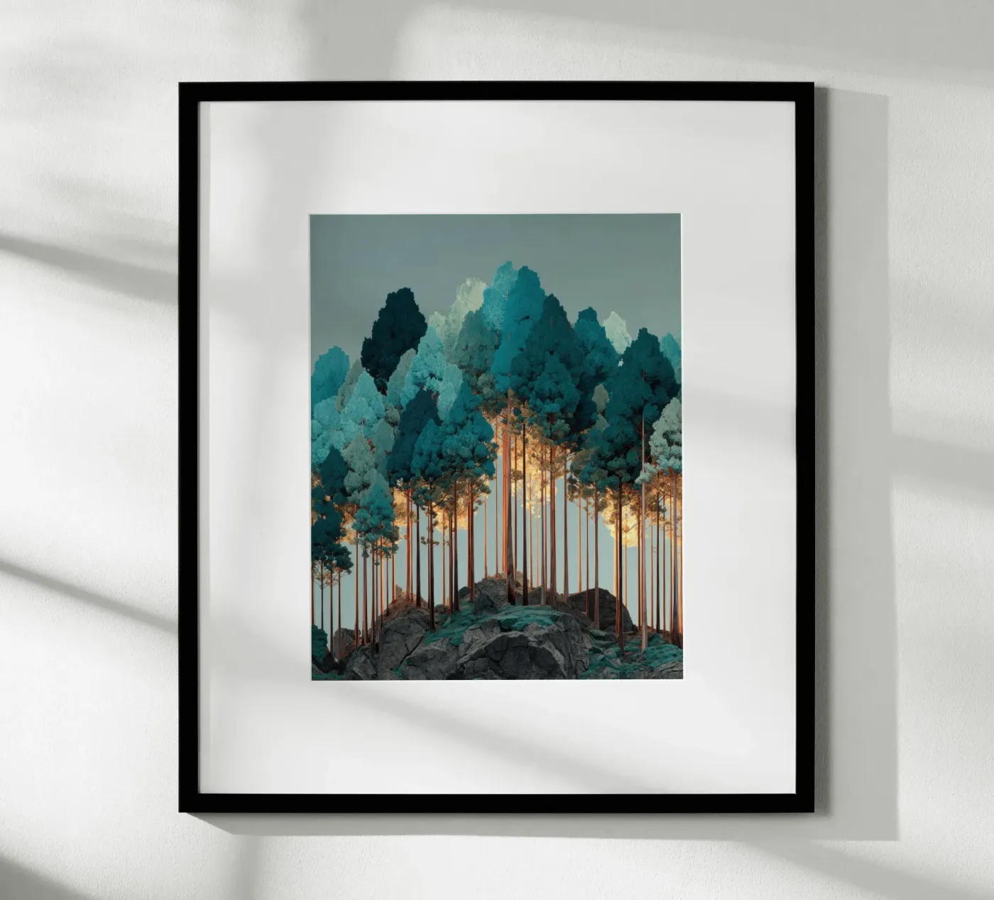 Trees Poster von Art Unleashed