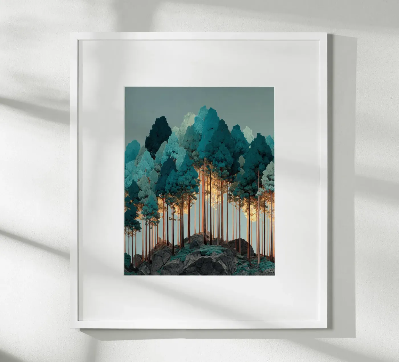 Trees Poster von Art Unleashed