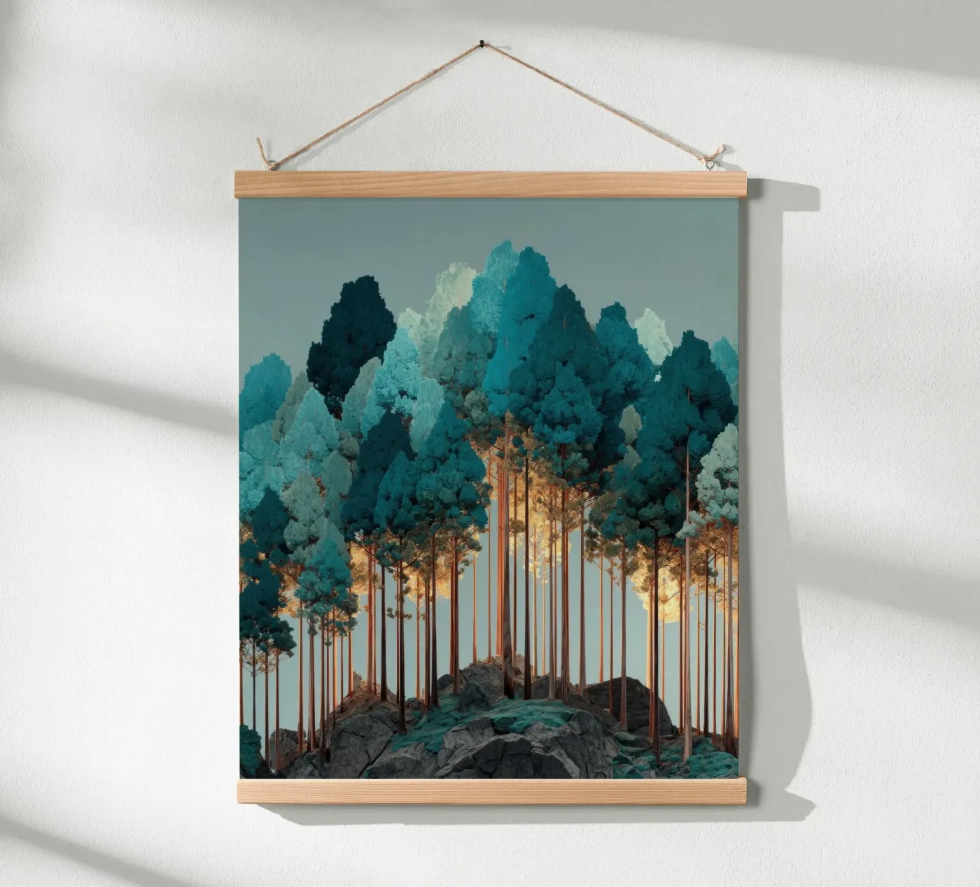 Trees Poster von Art Unleashed