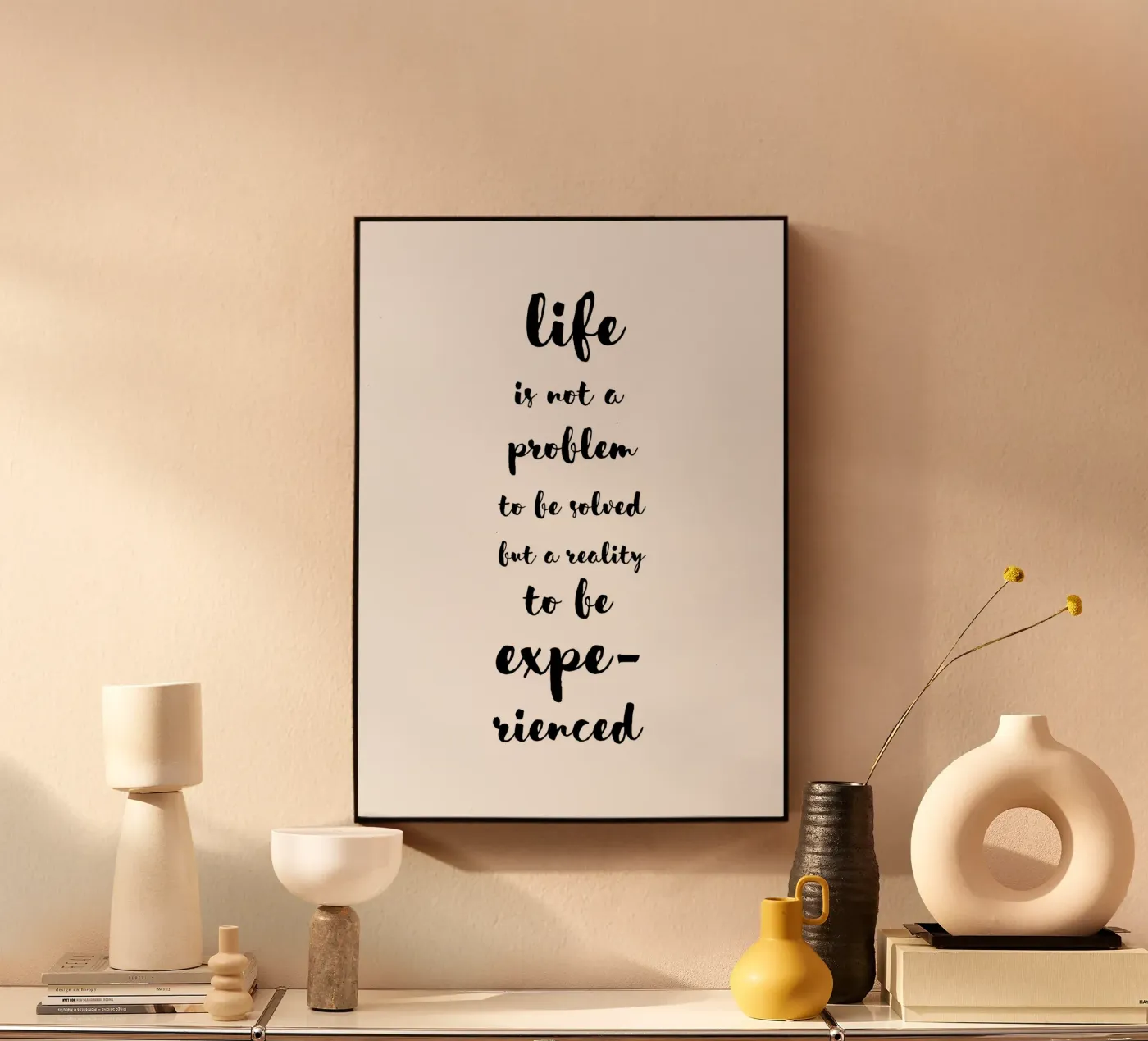 Life Acryl-Glas von Quotes on walls