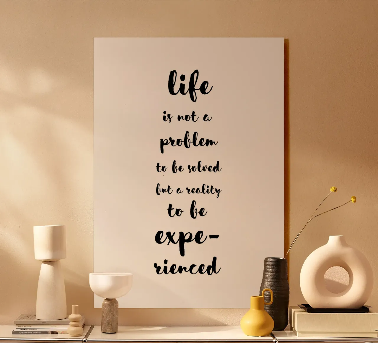 Life plexiglass da Quotes on walls