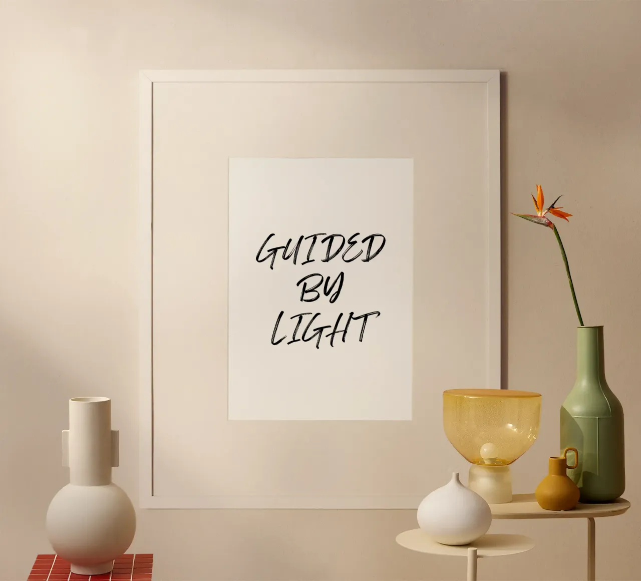 GUIDED BY LIGHT poster da Quotes on walls