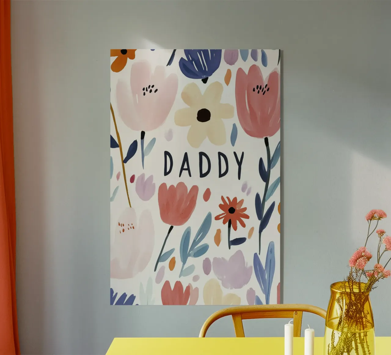 Daddy acrylic glass by treechild