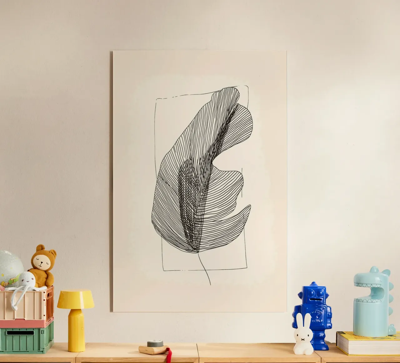 Folded Feather plexiglass da treechild