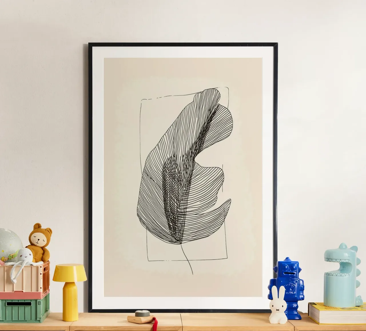 Folded Feather poster da treechild