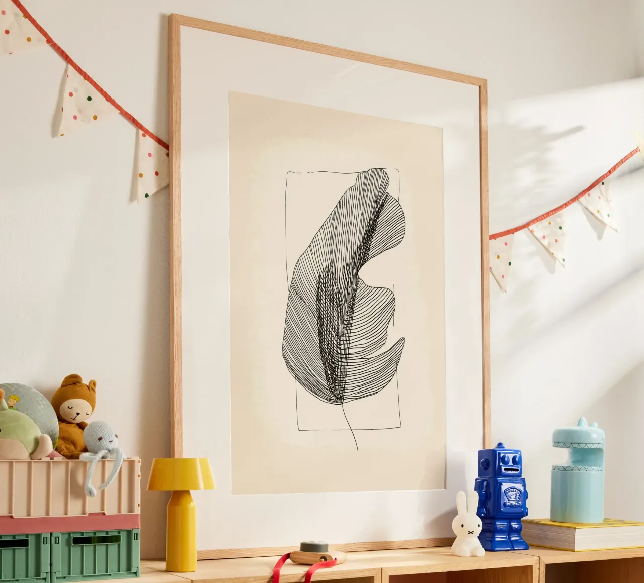 Folded Feather poster da treechild