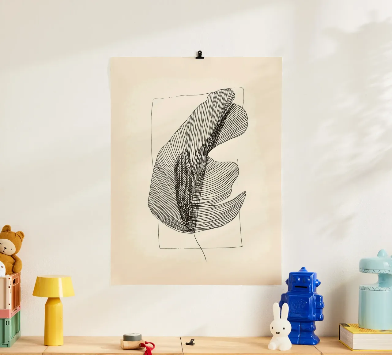 Folded Feather poster da treechild
