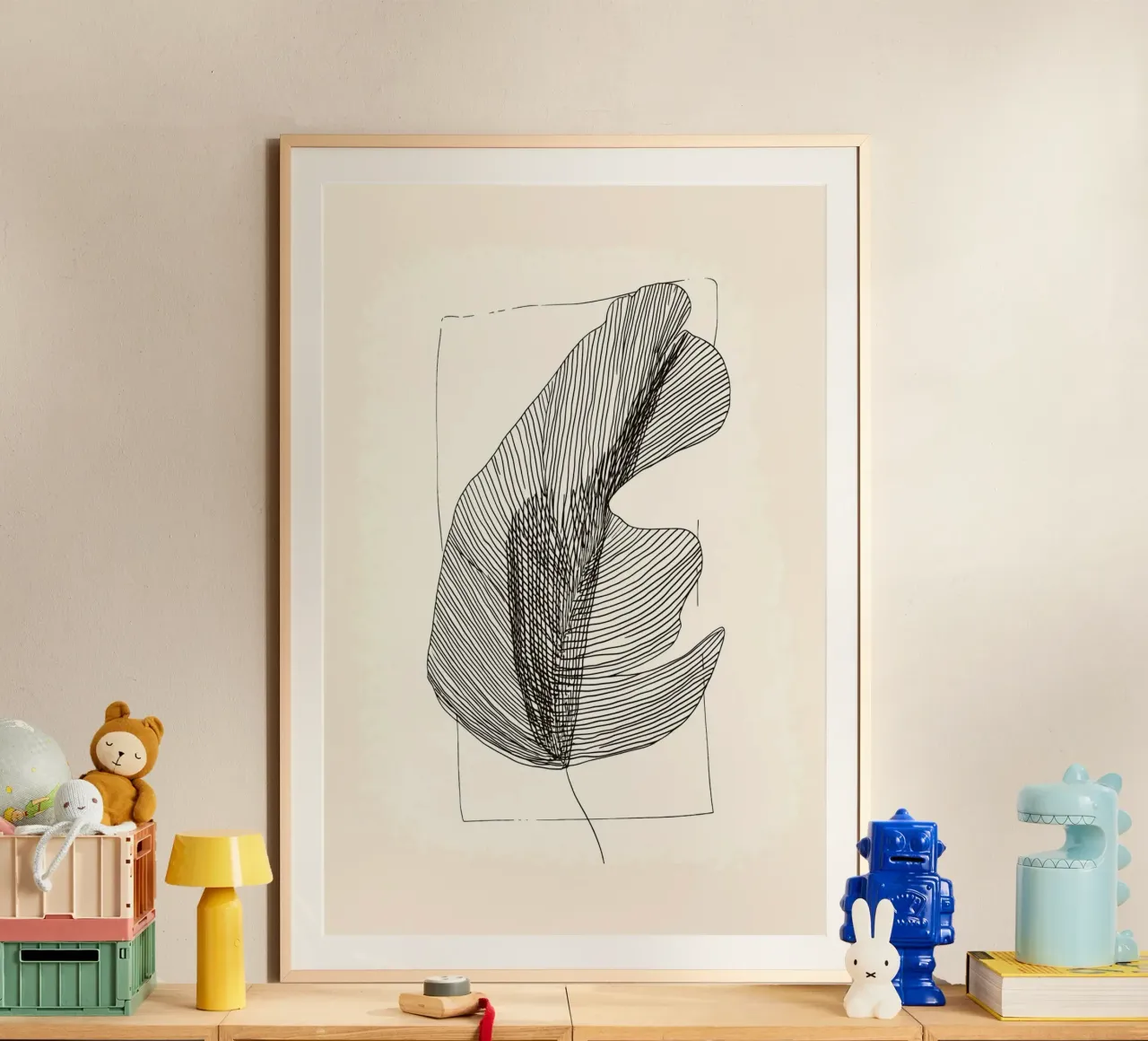 Folded Feather poster da treechild