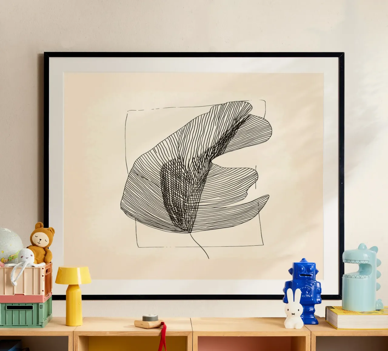 Folded Feather poster da treechild