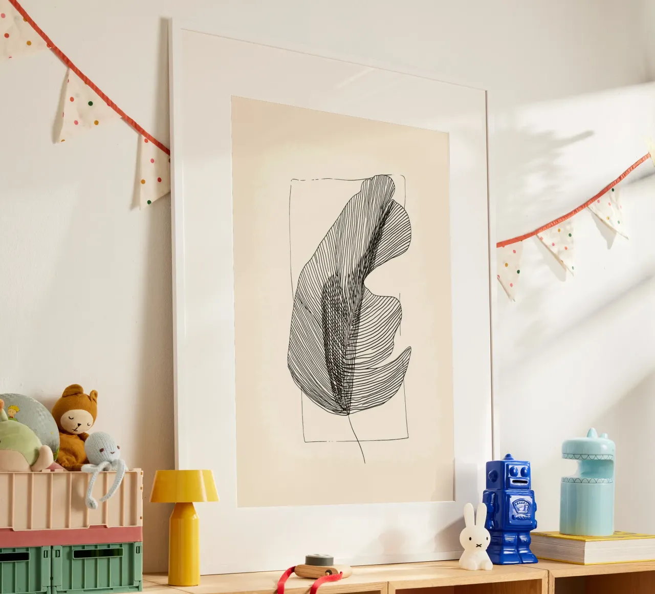 Folded Feather poster da treechild