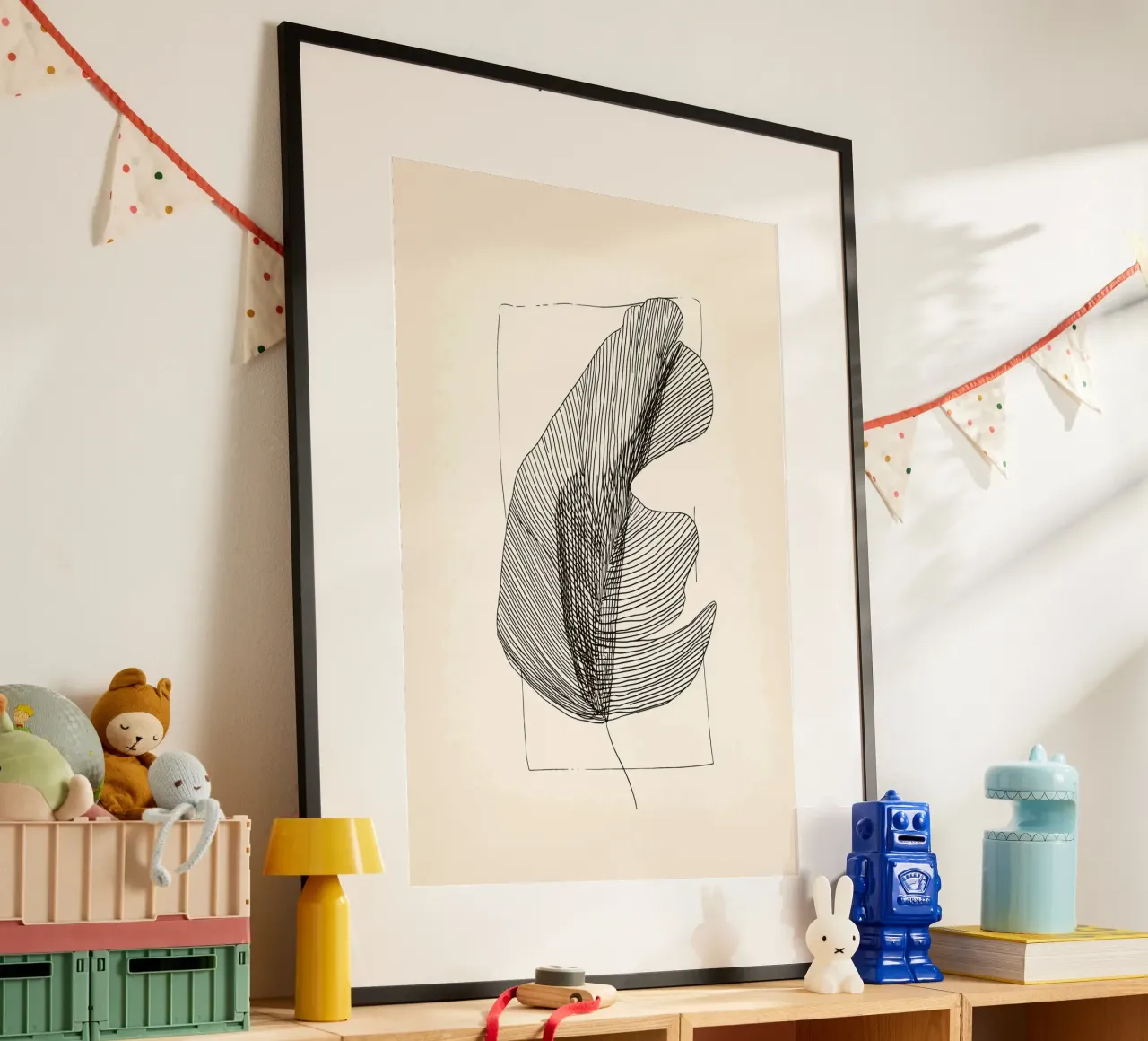 Folded Feather poster da treechild