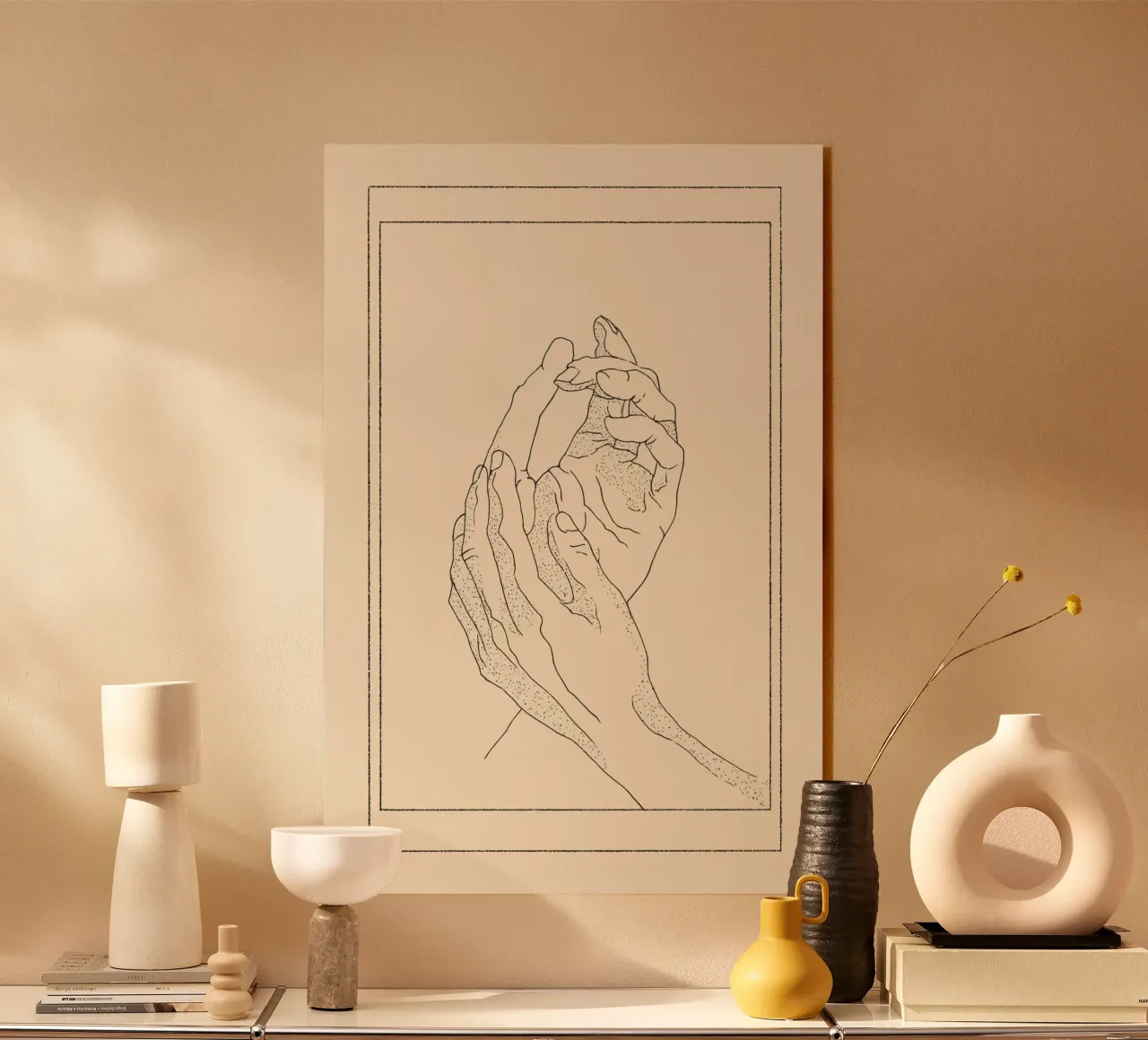 Holding Hands plexiglass da treechild