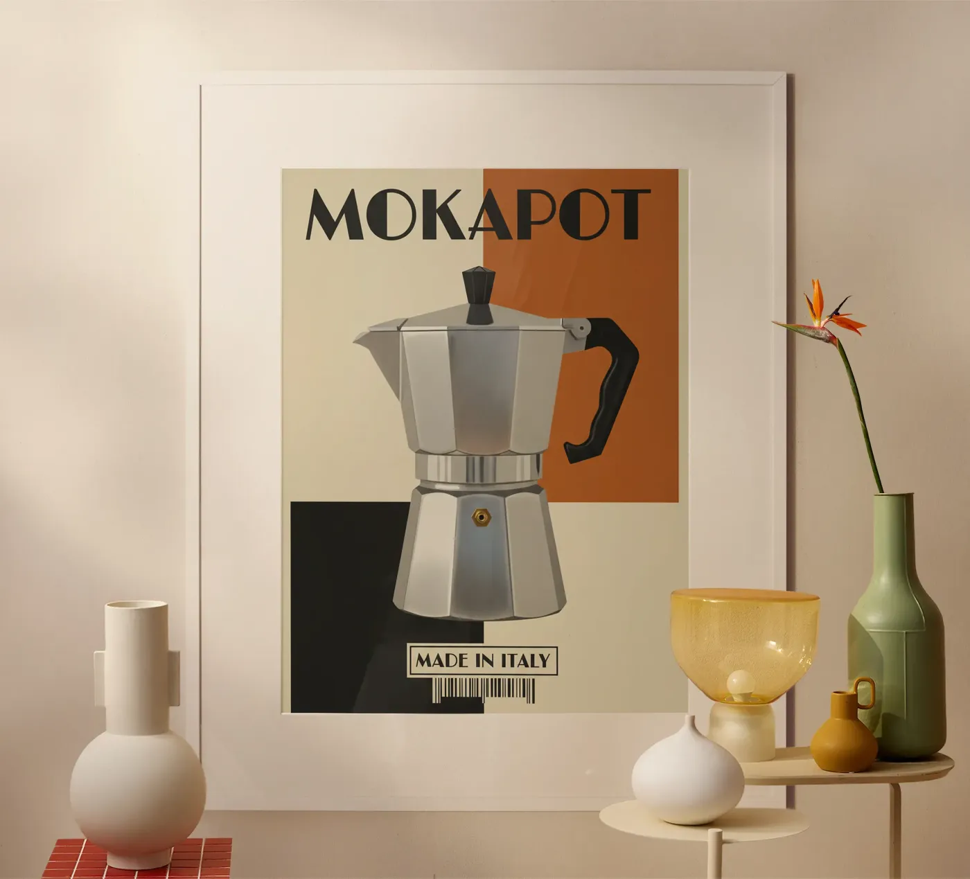 caffè italiano poster da Tasty Colors
