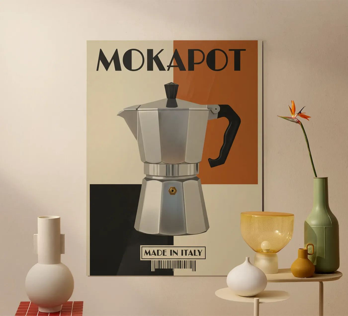 caffè italiano poster da Tasty Colors