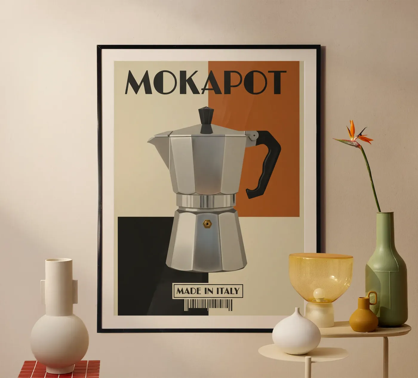 caffè italiano poster da Tasty Colors