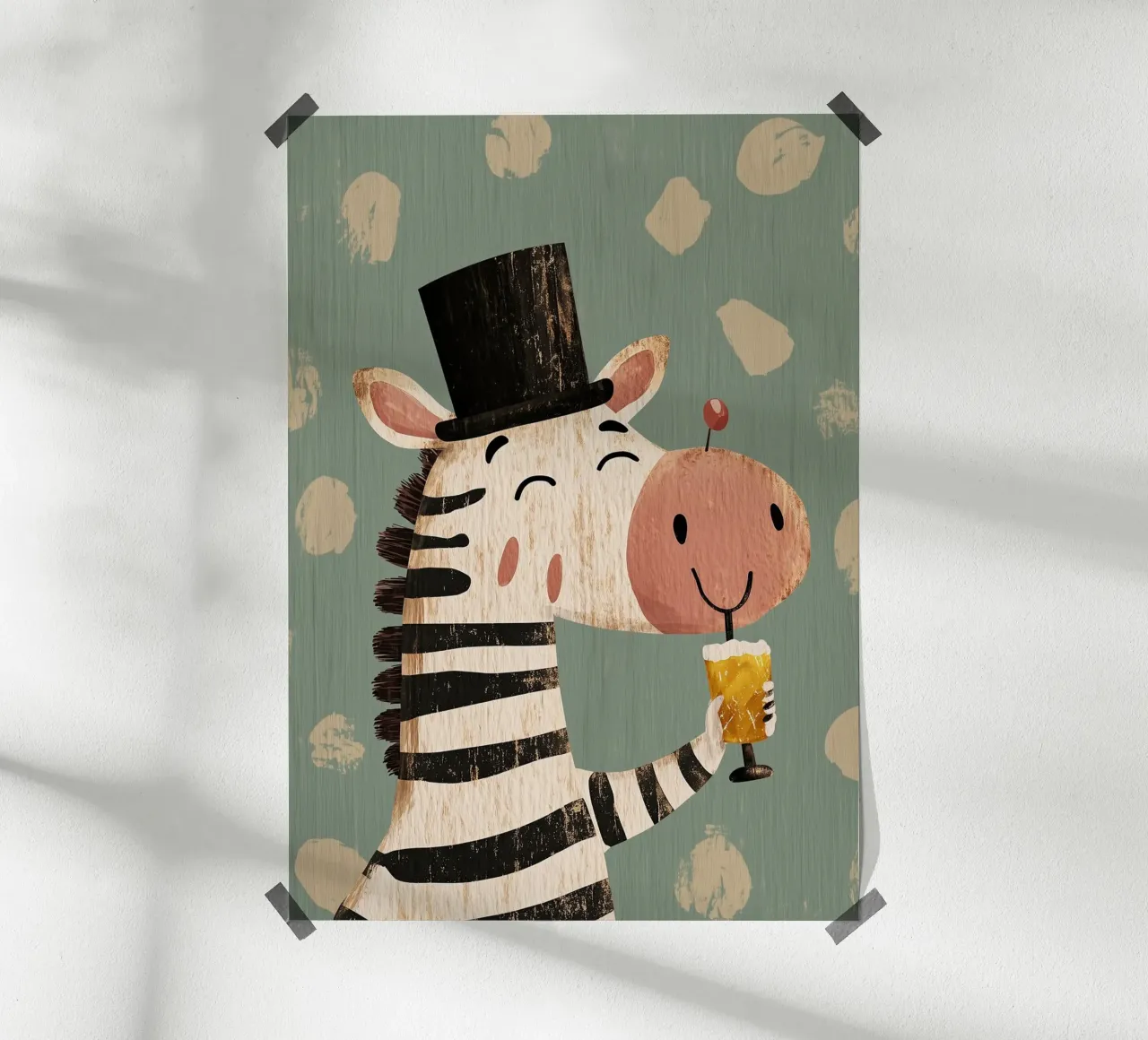 Zebra Cool poster da Dreamy Nursery