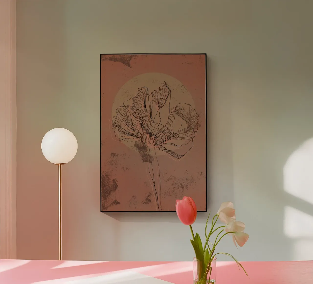 Sunset Flower plexiglass da treechild