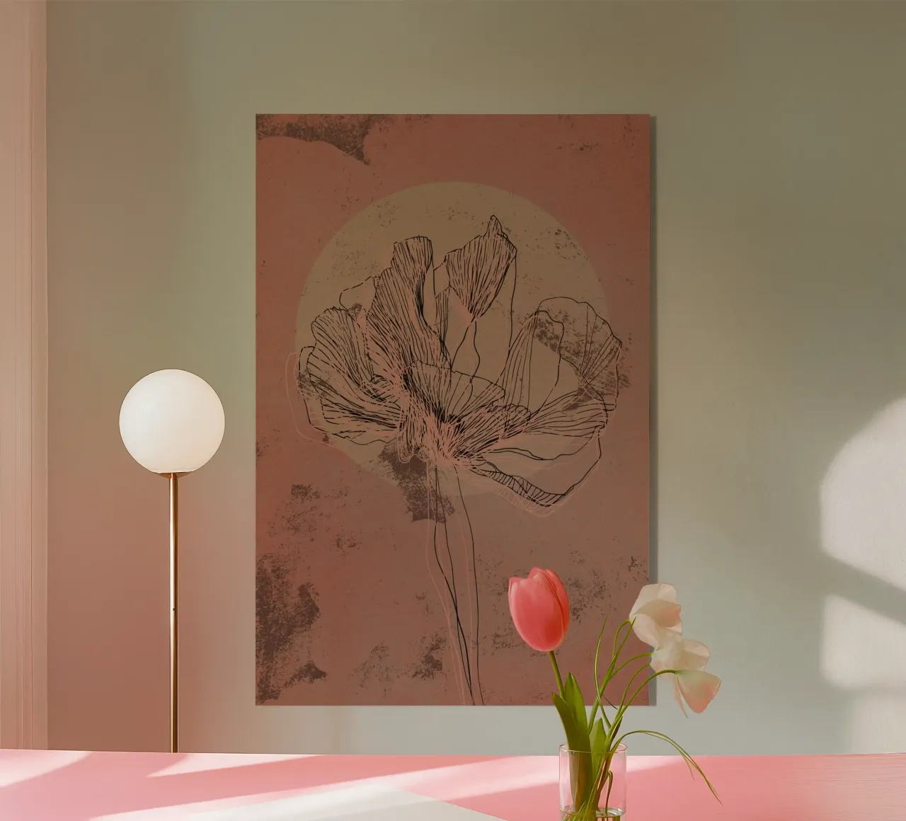 Sunset Flower plexiglass da treechild