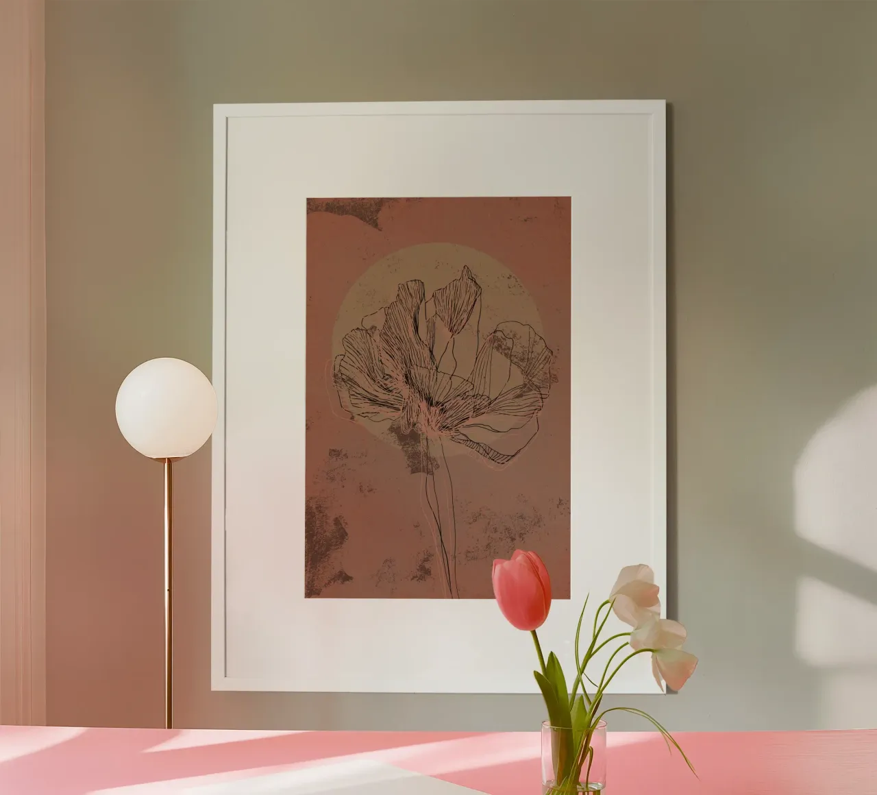 Sunset Flower poster da treechild