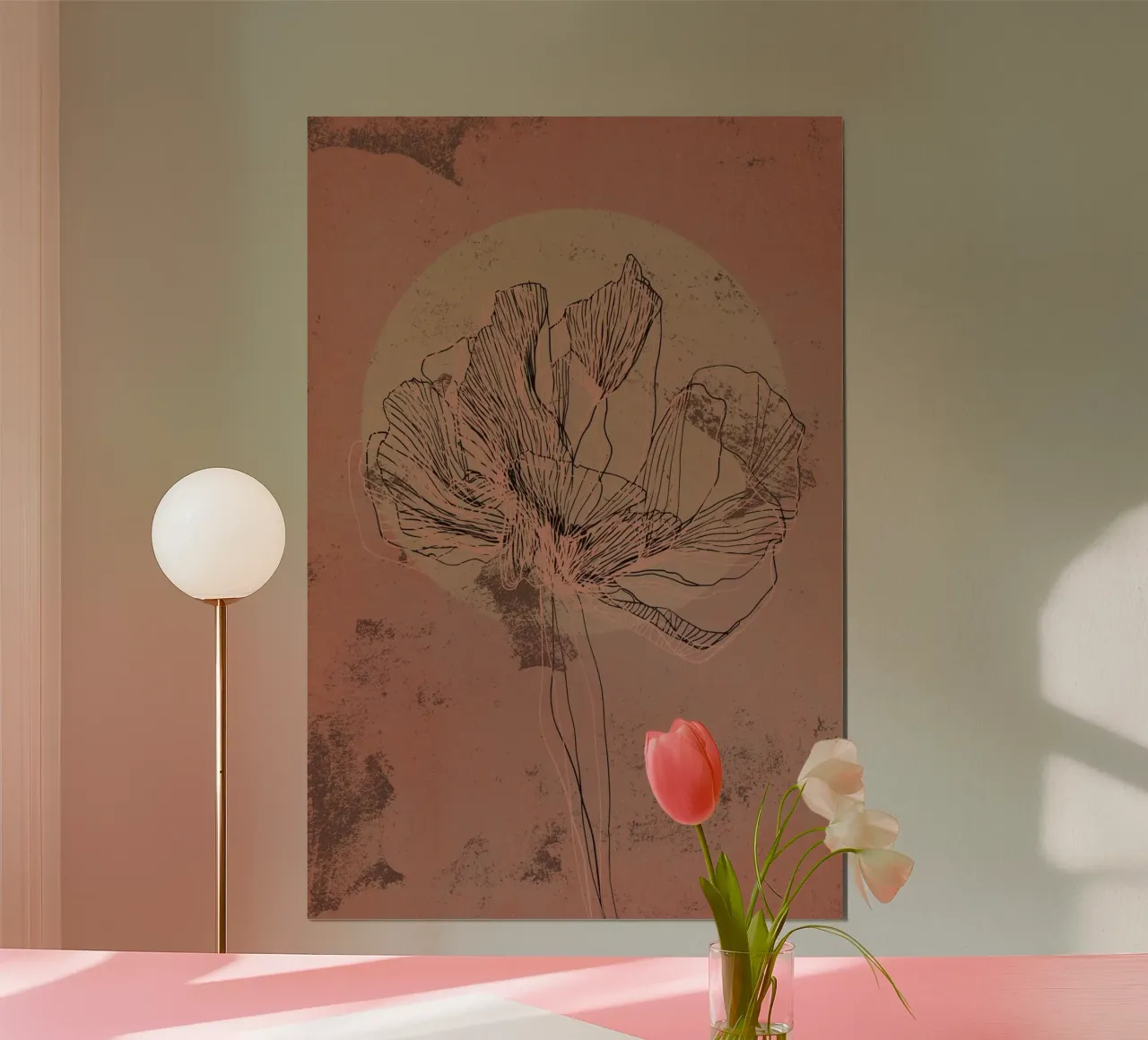 Sunset Flower poster da treechild