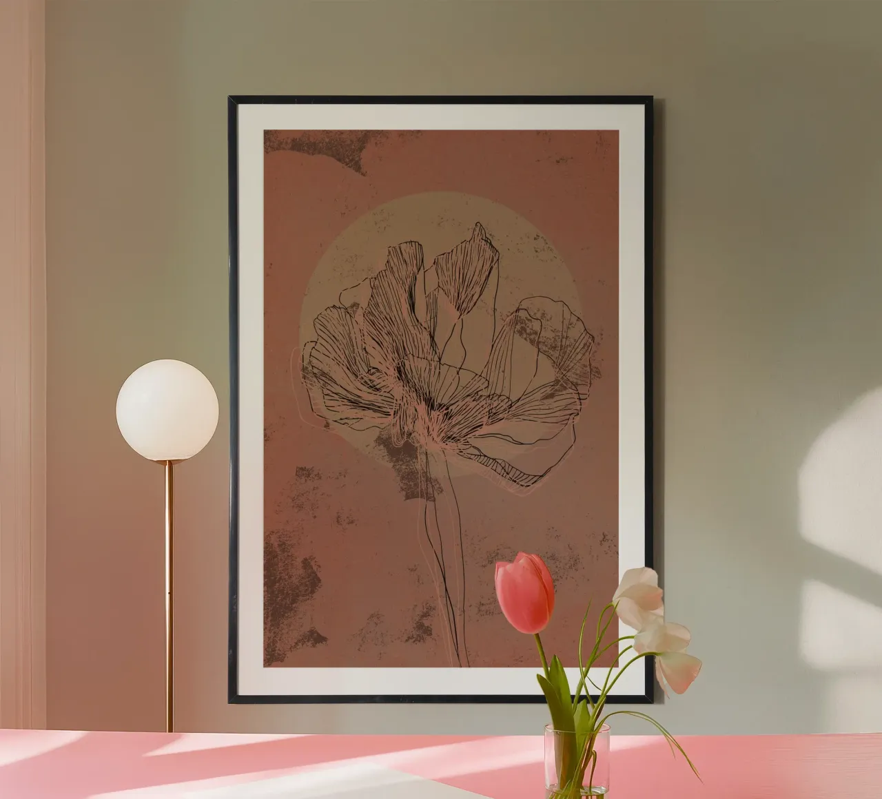 Sunset Flower poster da treechild