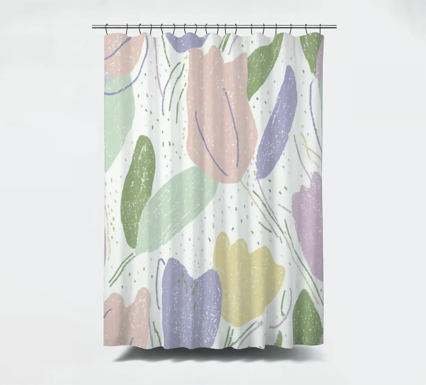 Tulip Pattern Duschvorhang von treechild