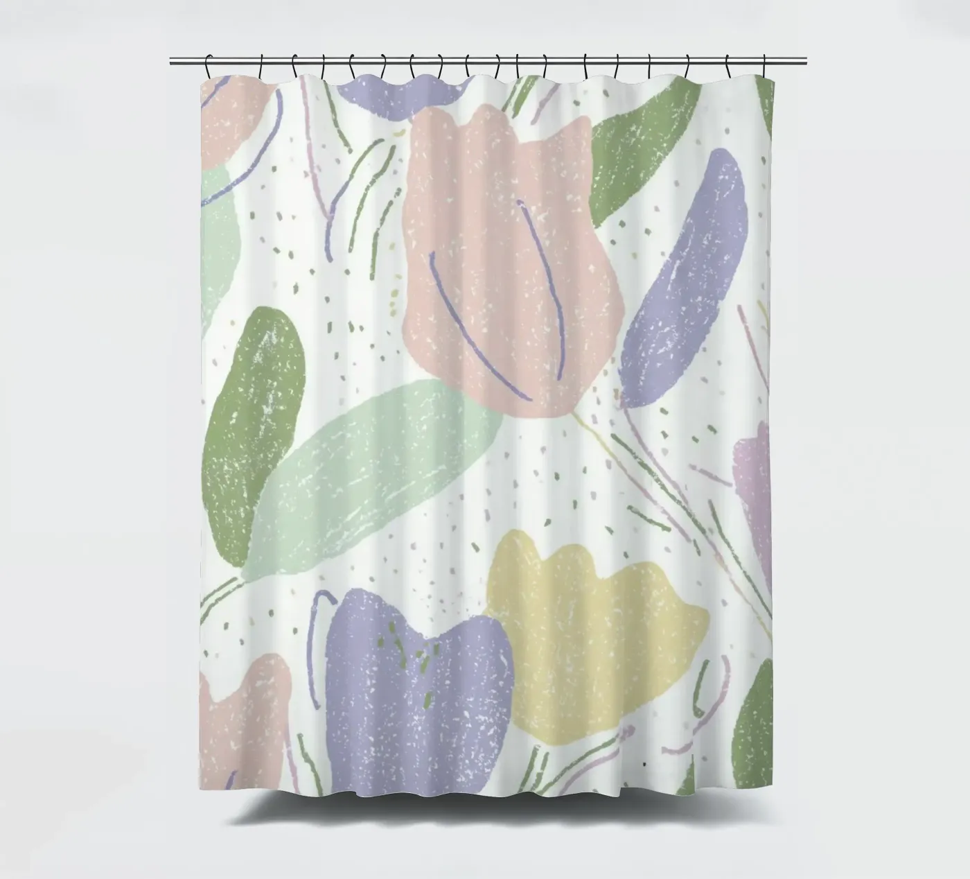 Tulip Pattern Duschvorhang von treechild