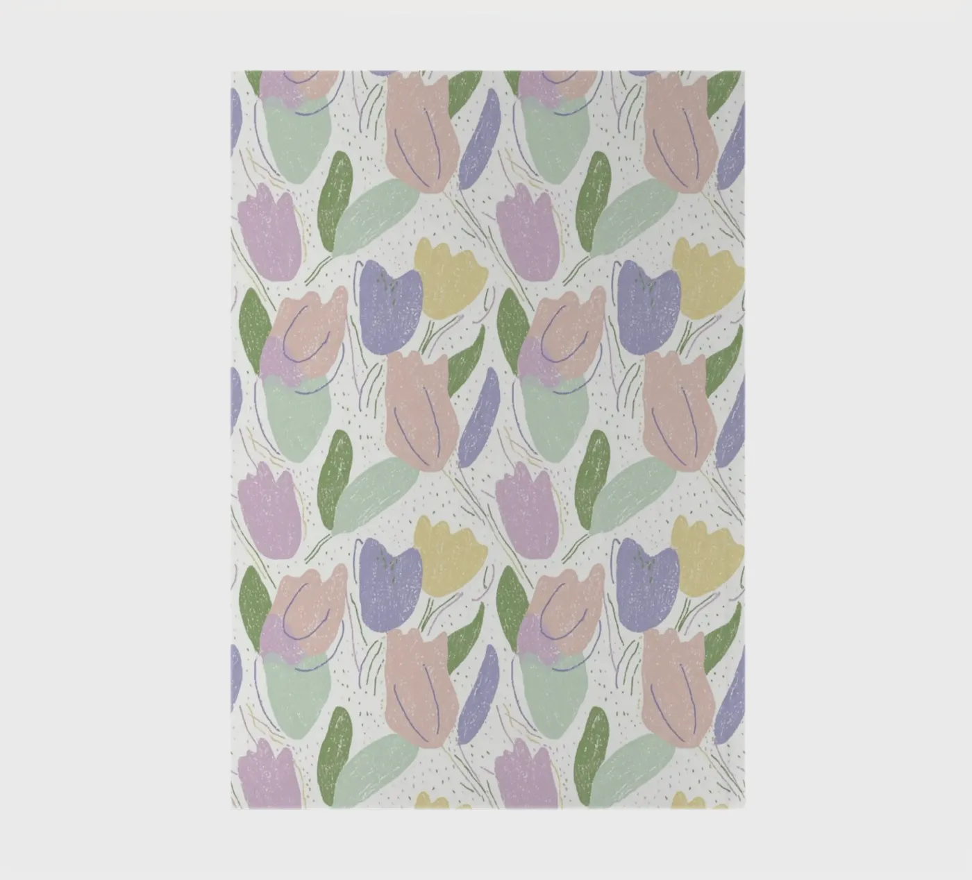 Tulip Pattern notebook by treechild