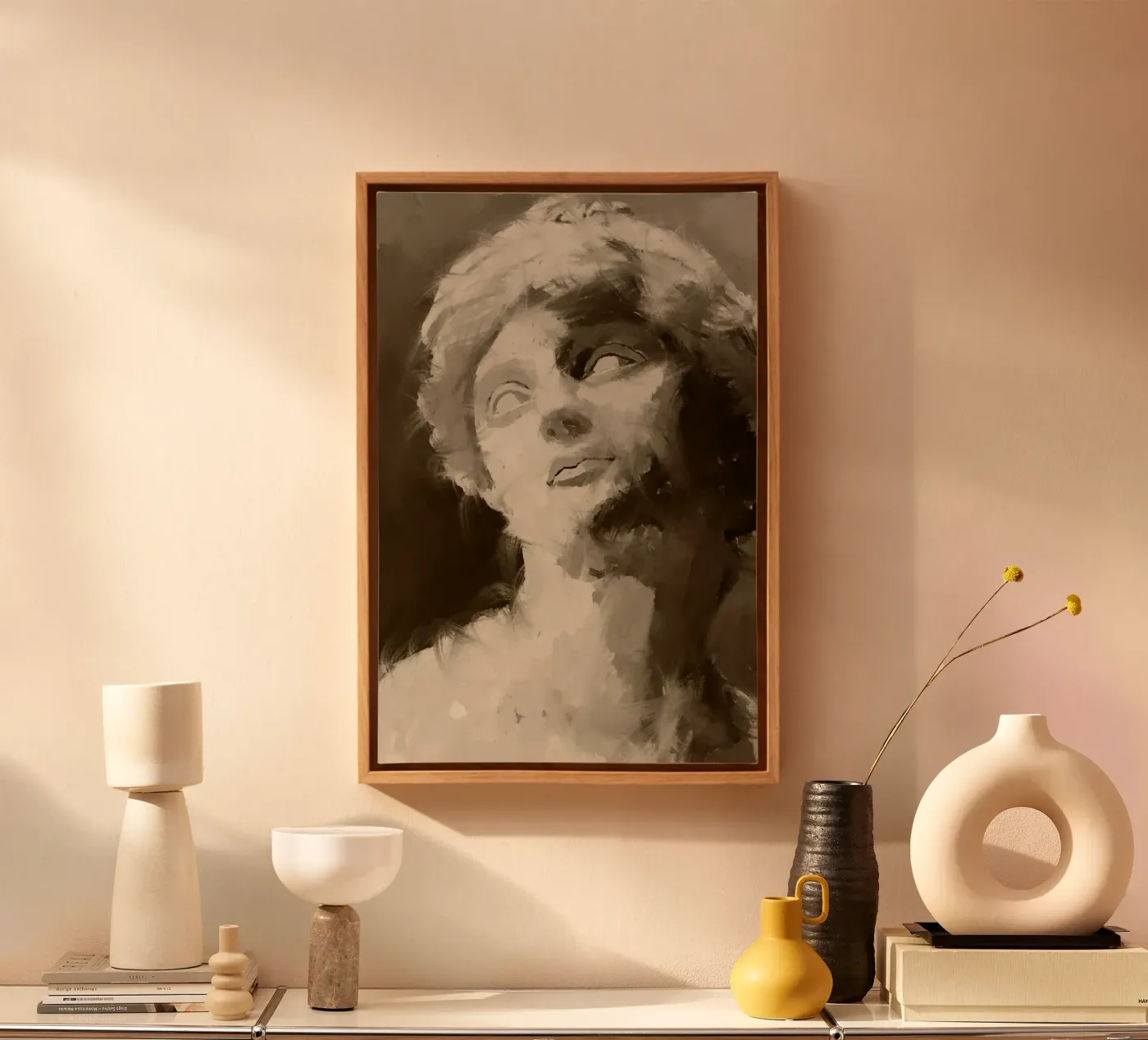 Attic Light canvas by treechild